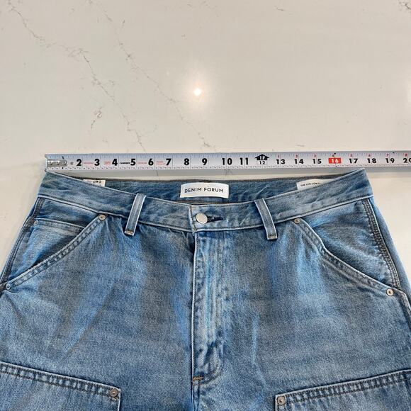 Aritzia Denim Forum The Lou Low Rise Carpenter Loose Fit Utility Cargo Jeans - Picture 10 of 12